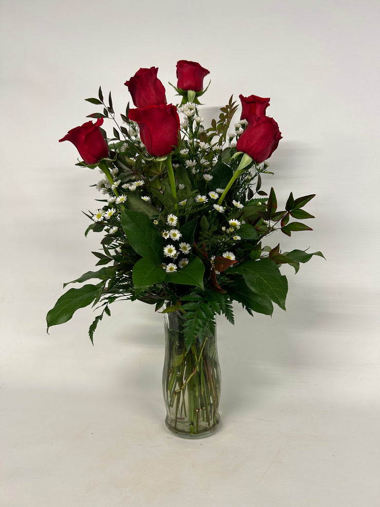 Valentine's - 6 Roses