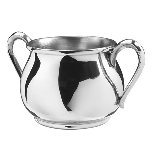 Pewter Baby Cup - Bulged Double Handle