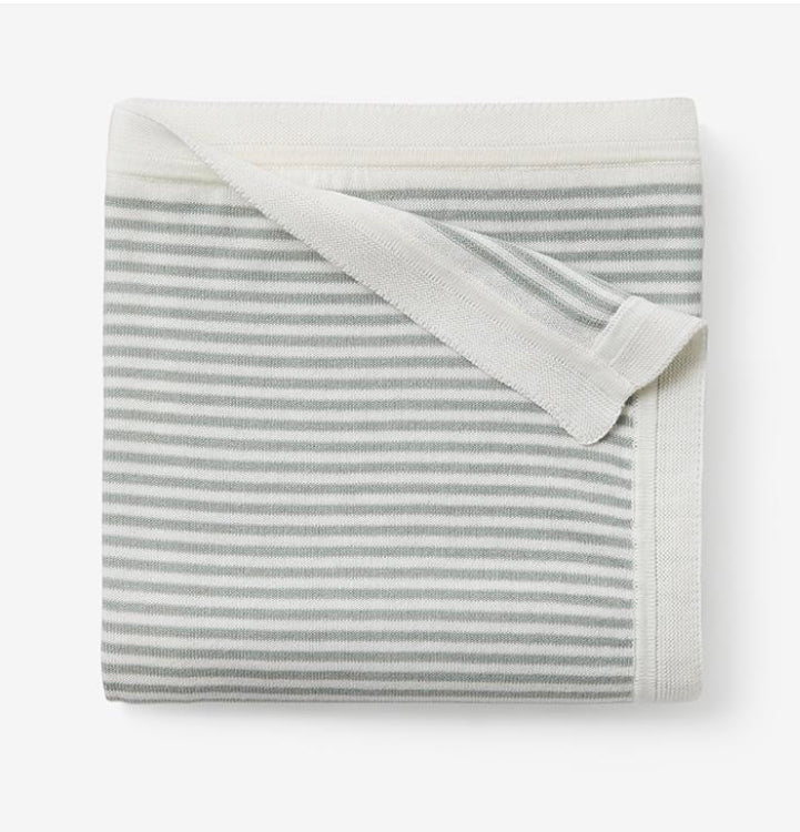 Elegant Baby Mini Stripe Cotton Blanket