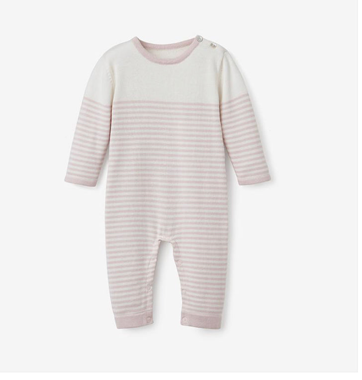 Elegant Baby Mini Stripe Jumpsuit
