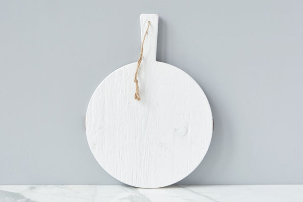 ETU White Round Mod Charcuterie Board, Small